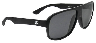 BISCAYNE POLARIZED SUNGLASSES (YACHTER'S CHOICE) 12 Black Matte Black